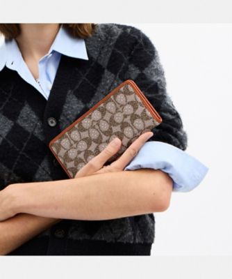 エッセンシャル スリム ウォレット・クリスタル シグネチャー ジャ